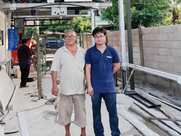 海外安装现场，杭州优发国际安装工程师顺利抵达马来西亚沙巴市